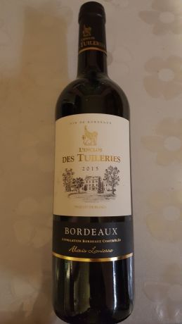 Photo d'une bouteille de Alexis Laniesse Bordeaux