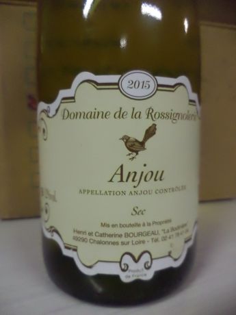 Photo d'une bouteille de Domaine de la Rossignolerie Anjou