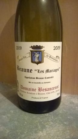 Photo d'une bouteille de Domaine Besancenot Beaune