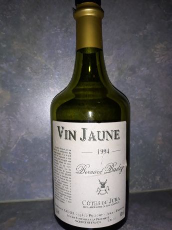 Photo d'une bouteille de Bernard Badoz Côtes-du-Jura