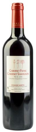 Photo d'une bouteille de Cabernet Franc et Cabernet Sauvignon Vin de pays du Val de Loire