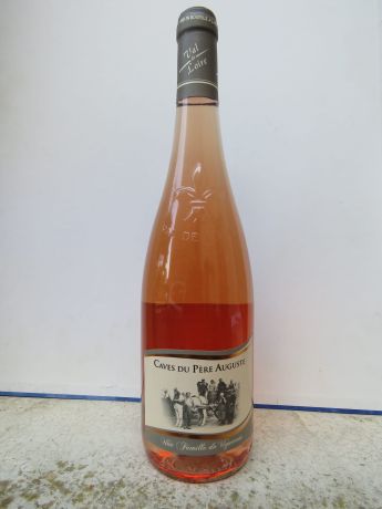Photo d'une bouteille de caves du père Auguste Vin de pays du Val de Loire