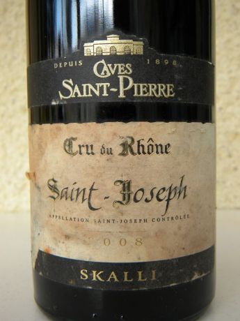 Photo d'une bouteille de Caves Saint-Pierre Skalli Saint-Joseph