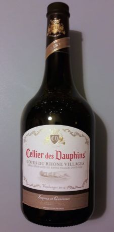 Photo d'une bouteille de Cellier des Dauphins Côtes-du-Rhône-Villages