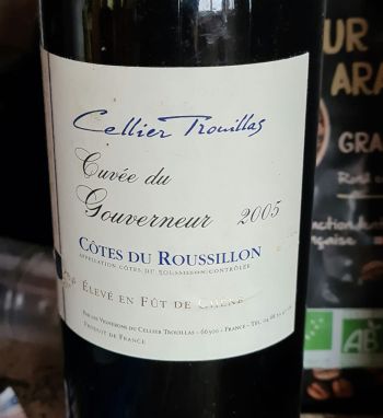 Photo d'une bouteille de Cellier Trouillas Côtes-du-Roussillon