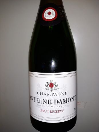 Photo d'une bouteille de Champagne Antoine Damont Champagne
