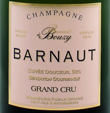 Photo d'une bouteille de Champagne Barnaut, Cuvée Douceur, Champagne Grand Cru Champagne Grand Cru