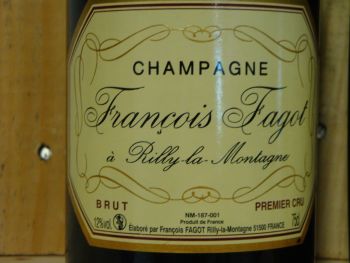 Photo d'une bouteille de François Fagot Champagne Premier Cru