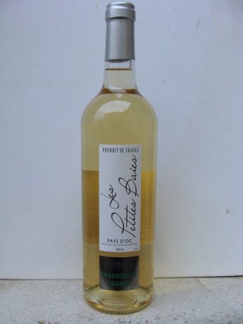 Photo d'une bouteille de Chardonnay-Viognier Vin de pays d'Oc