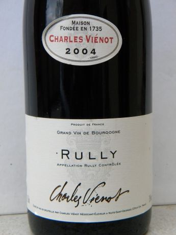 Photo d'une bouteille de Charles Viénot Rully