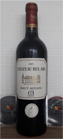 Photo d'une bouteille de Château Bel Air Haut-Médoc