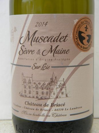 Photo d'une bouteille de Château de Briacé Muscadet-Sèvre-et-Maine