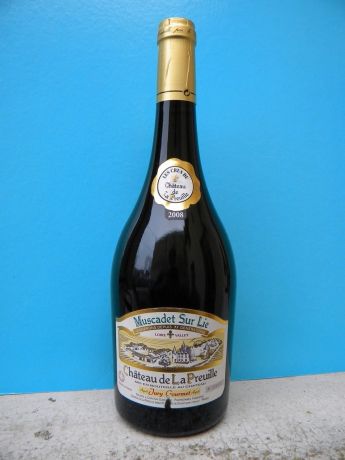 Photo d'une bouteille de Château de la Preuille Muscadet