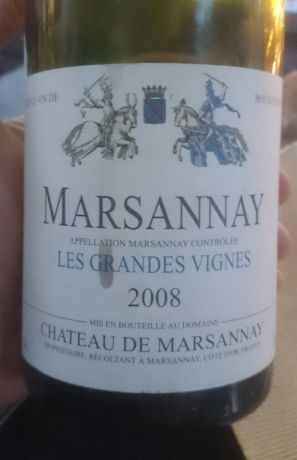 Photo d'une bouteille de Château de Marsannay Marsannay
