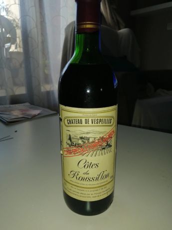 Photo d'une bouteille de Château de Vespeilles Côtes-du-Roussillon