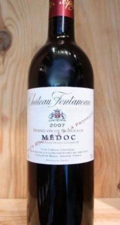 Photo d'une bouteille de Château Fontaneau Médoc