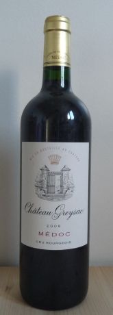 Photo d'une bouteille de Château Greysac Médoc