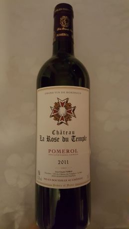 Photo d'une bouteille de Chateau La Rose du Temple, Pomerol Pomerol