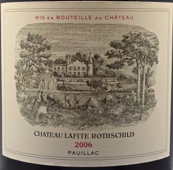 Photo d'une bouteille de Château Lafite Rothschild Pauillac