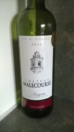 Photo d'une bouteille de Château Malecourse Bergerac