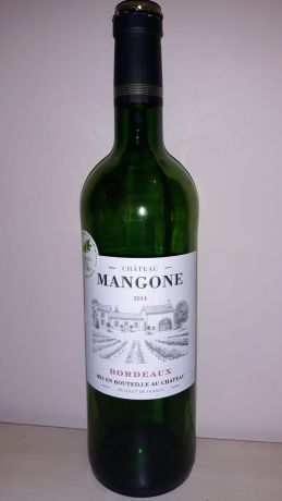 Photo d'une bouteille de Château Mangone Bordeaux