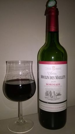 Photo d'une bouteille de Château Moulin des Maillets Bordeaux