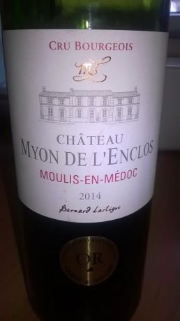 Photo d'une bouteille de Château Myon de l'Enclos Moulis-en-Médoc