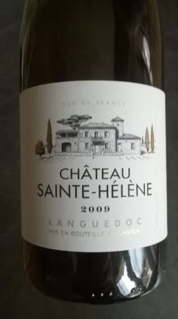 Photo d'une bouteille de Château Sainte Hélène Languedoc