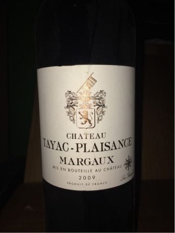 Photo d'une bouteille de Château Tayac-Plaisance Margaux