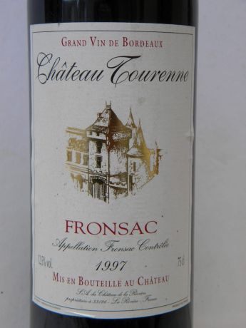 Photo d'une bouteille de Château Tourenne Fronsac