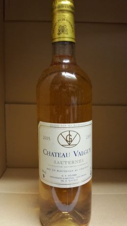 Photo d'une bouteille de Château Valguy Sauternes