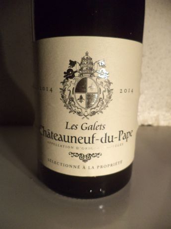 Photo d'une bouteille de Les Galets Châteauneuf-du-Pape