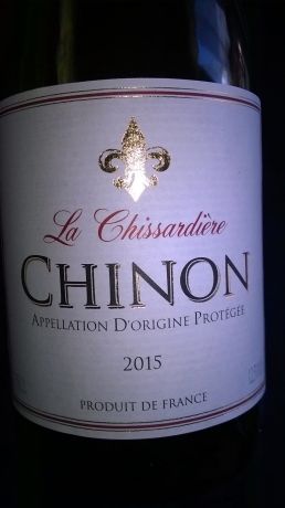 Photo d'une bouteille de Chinon la Chissardière Chinon