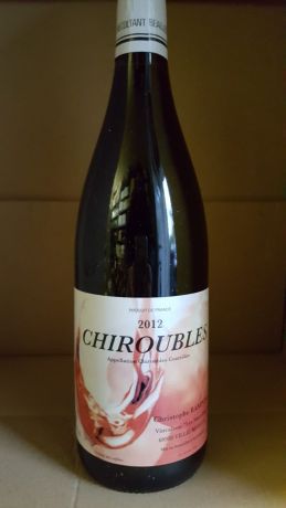 Photo d'une bouteille de Christophe Rampon, Chiroubles Chiroubles