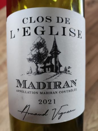 Photo d'une bouteille de Clos de l'Église Madiran
