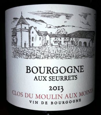 Photo d'une bouteille de Clos du Moulin aux Moines Bourgogne