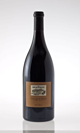 Photo d'une bouteille de Clos Montirius Vacqueyras