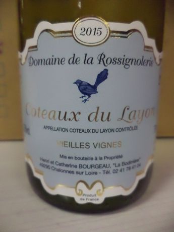 Photo d'une bouteille de Domaine de la Rossignolerie Coteaux-du-Layon