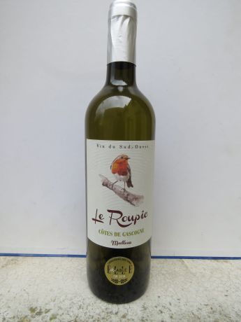 Photo d'une bouteille de côtes de gascogne Vin de pays des Côtes de Gascogne