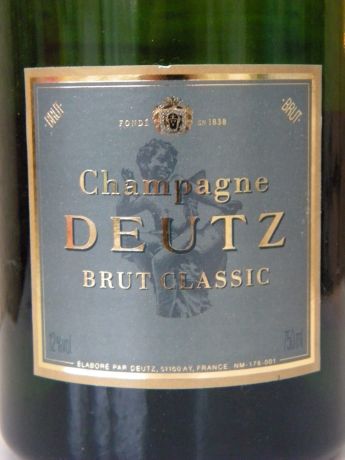 Photo d'une bouteille de Deutz Champagne
