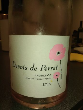 Photo d'une bouteille de Devois de perret Languedoc