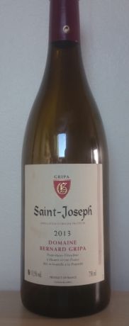 Photo d'une bouteille de Domaine Bernard Gripa Saint-Joseph