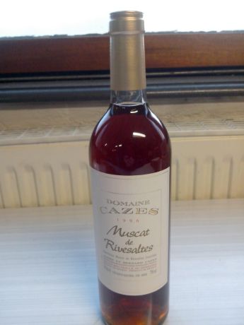 Photo d'une bouteille de Domaine Cazes Muscat-de-Rivesaltes