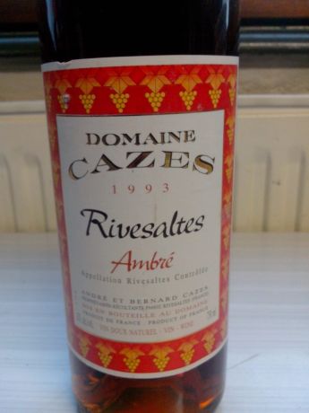 Photo d'une bouteille de Domaine Cazes Rivesaltes