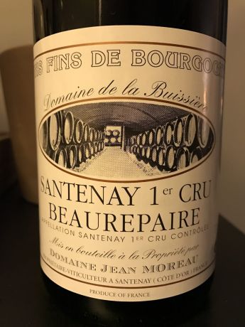 Photo d'une bouteille de Domaine de la Buissière Santenay