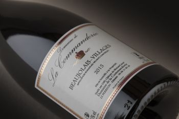 Photo d'une bouteille de DOMAINE DE LA COMMANDERIE Beaujolais-Villages