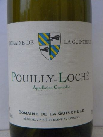 Photo d'une bouteille de Domaine de la Guinchule Pouilly-Loché