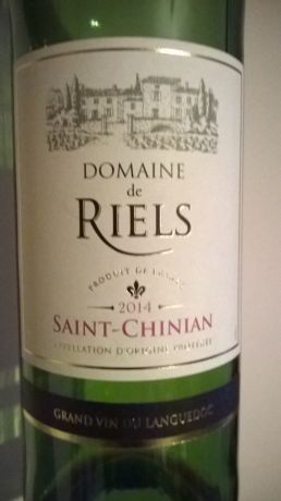 Photo d'une bouteille de Domaine de Riels Saint-Chinian