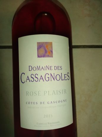 Photo d'une bouteille de Domaine des Cassagnoles Floc-de-gascogne