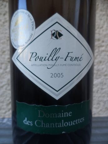 Photo d'une bouteille de Domaine des Chantalouettes Pouilly-Fumé
